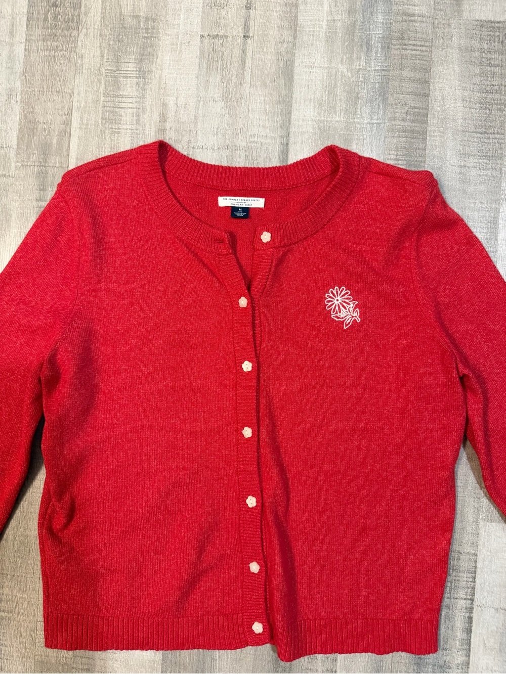 American Eagle x The Summer I Turned Pretty Red Cardigan Sweater Women’s M